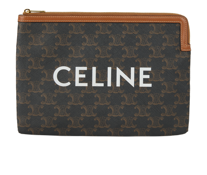 Celine Triomphe Pouch, front view